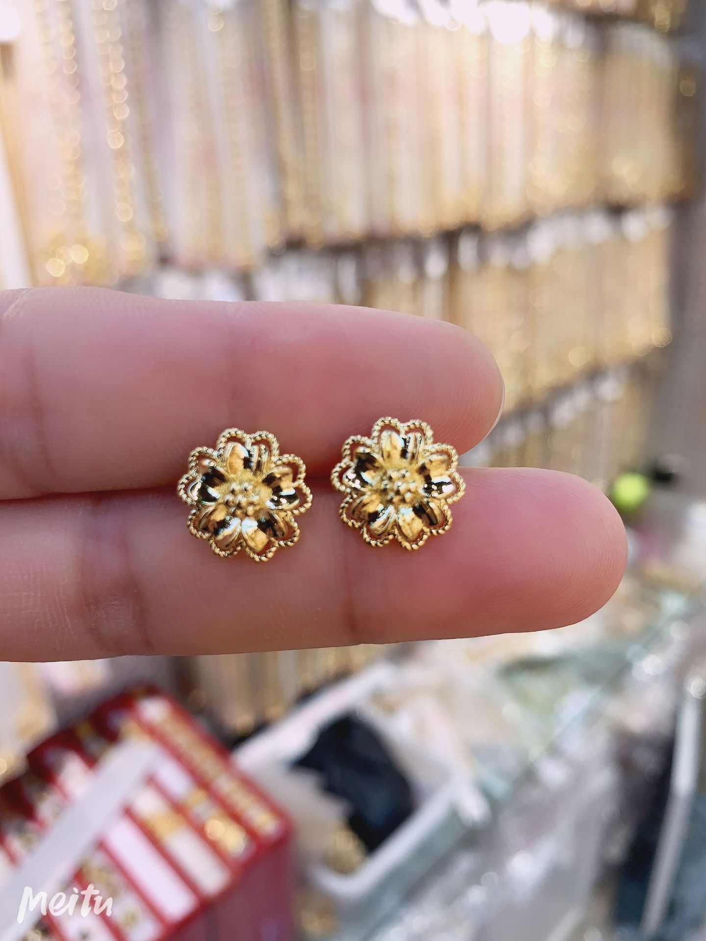 24K Gold Plated Earrings Euro Gold Jewelry New Popular Earrings