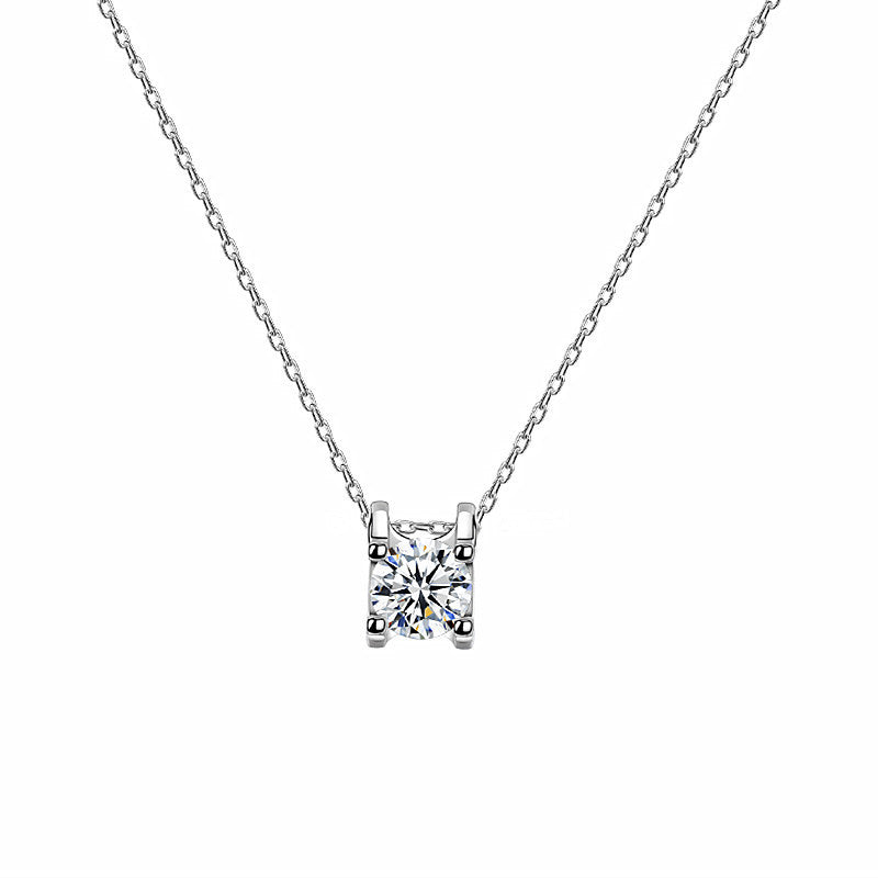 Diamond Heart With Rhinoceros Jewelry Necklace Pendant