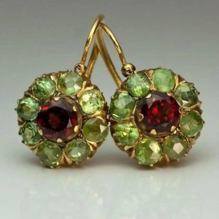 Retro Fashion Creative Ladies Rhinestone Earrings