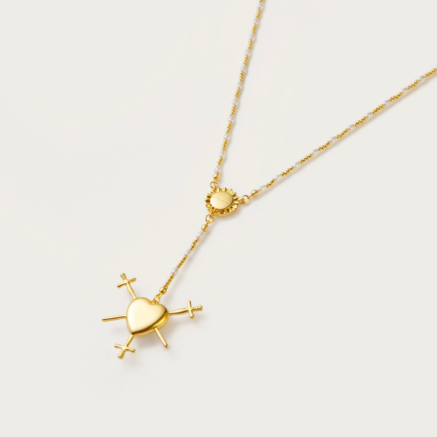 Love Pendant Simple Fashion Cross Necklace