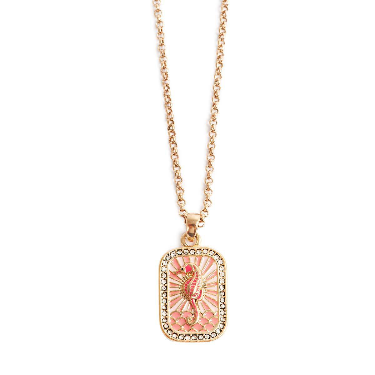 Vacation Style Color Tarot Necklace