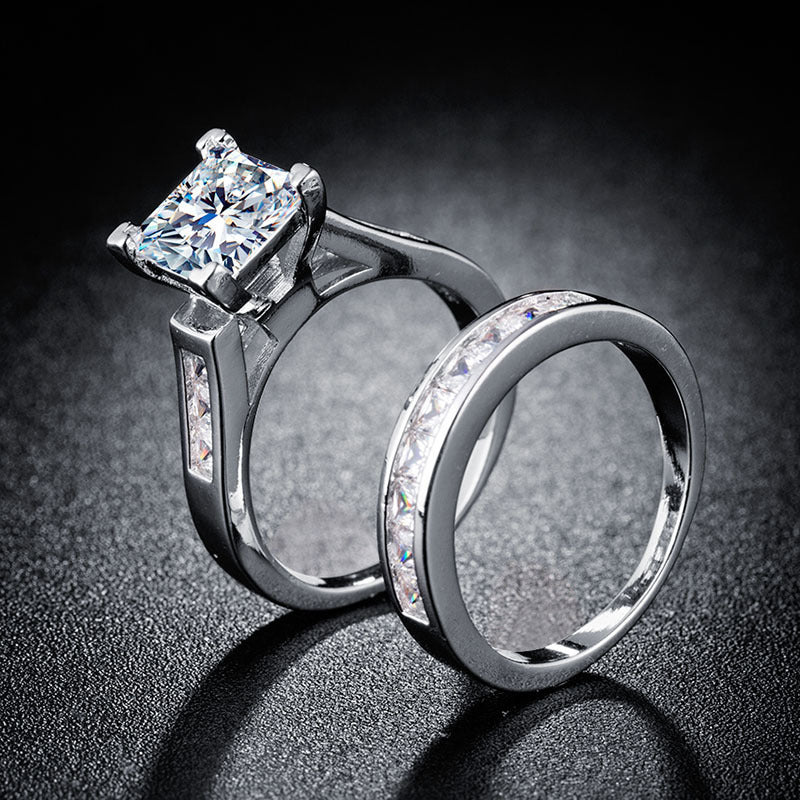 Men's And Women's Diamond Ring Zircon Jewelry